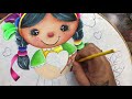 Como pintar muñeca lele video 5