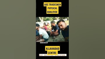 AOC PHYSICAL QUALIFIED ALLAHABAD CENTRE #aoc_physical #aoc_physical_allahabad #sscgdphysical #army