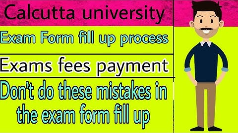 Calcutta university even semester exams form fill up process 2022 | How to make payment for exam