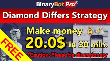 Binary Bot Pro | Diamond Differs Strategy (2021)