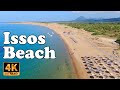 Issos Beach Corfu, Greece in 4K. Lake Korission, Halikounas Beach, Ag. Georgios