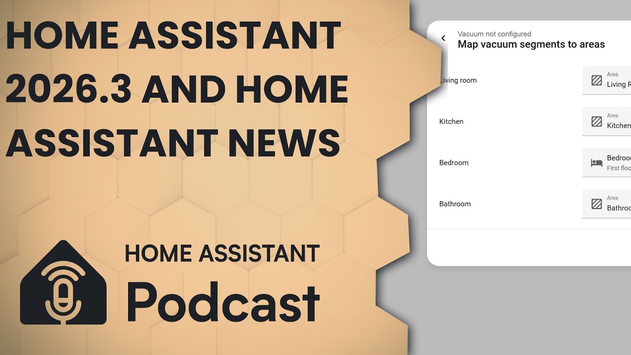 Home Assistant 2026.3: Vacuuming rooms, and the sky is dark again