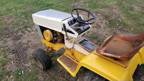 cub cadet 129 first run
