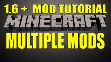 Minecraft 1.6 + Multiple Mod Install Tutorial (Optifine,SPC,World Edit, Zombes and Toomanyitems)