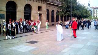 Paloteado de Cortes frente a Gobierno de Navarra 3/3, llegada angel