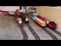 Big model trains take over the entire house!