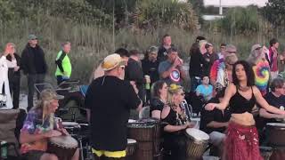Celebrating 2020 at the Nokomis Beach Drum Circle