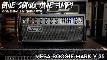 The Mesa Boogie Mark V 35! How Versatile Is It? (From Clean To Mean!)