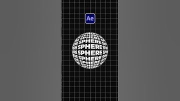 Create Spherical Seamless Typography Animations in After Effects