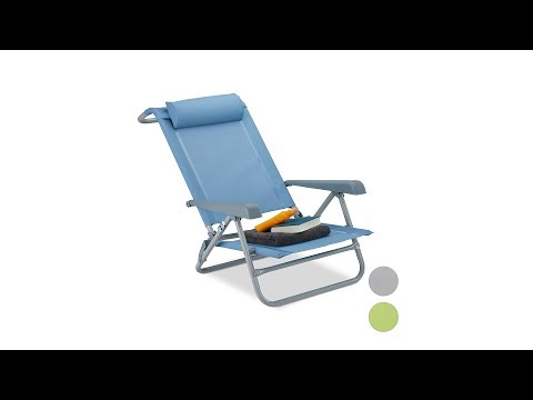 Klappbarer Liegestuhl mit