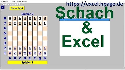 Chess combination J. Polgar - Angelova, Greece 1988, in Excel VBA