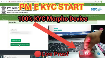 PM Kisan E kyc Morpho Device, 100% Working Setting ||