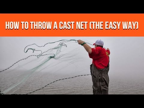 How To Easily Throw A Cast Net For Bait 