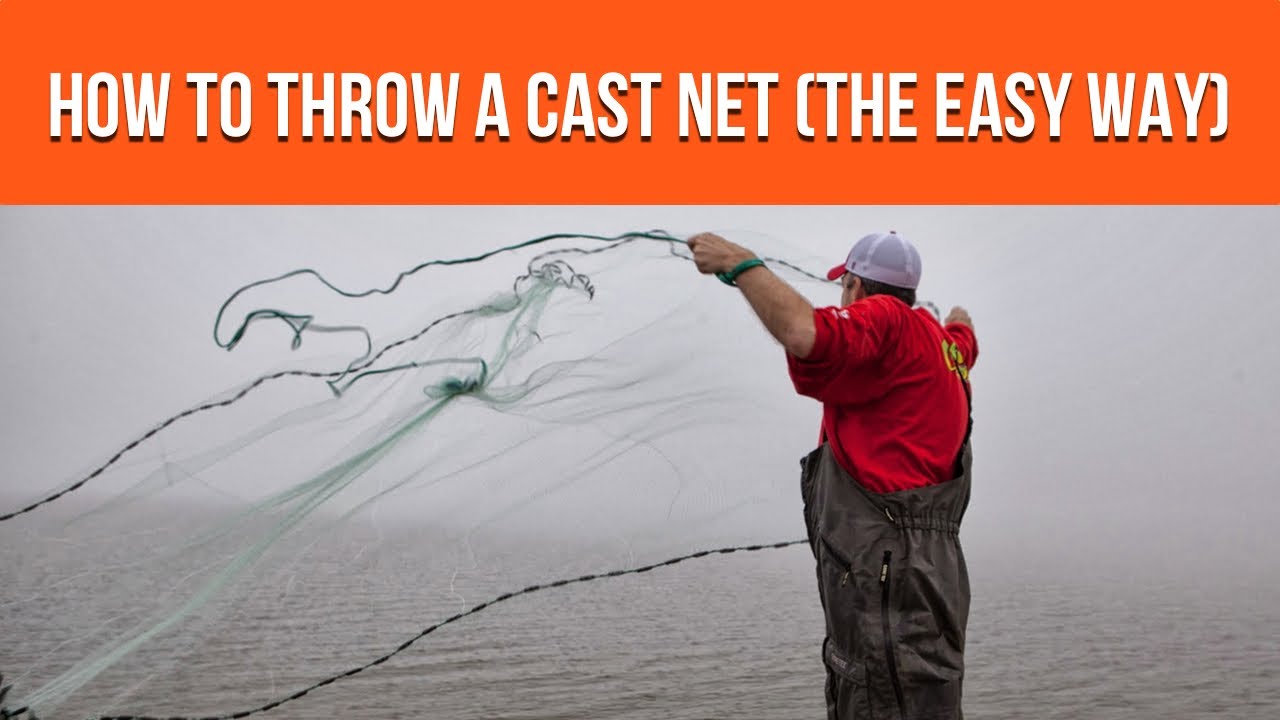 How To Easily Throw A Cast Net For Bait 