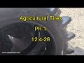 Agricultural tractor Tire 12.4-28 PR-1 paddy field tyre  TAIHAO Tyre brand