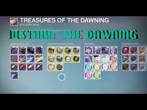 Video: Destiny's The Dawning Atjauninājums Ir Paredzēts Dzīvei Ne Tikai Ziemassvētkiem