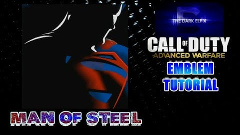 Advanced Warfare Emblem - Man of Steel ( Superman )