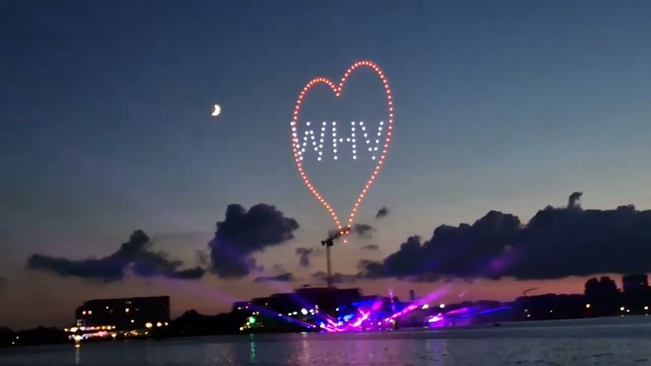 Drohnen Laser Show  Wochenende an der Jade 2022  - Full HD 