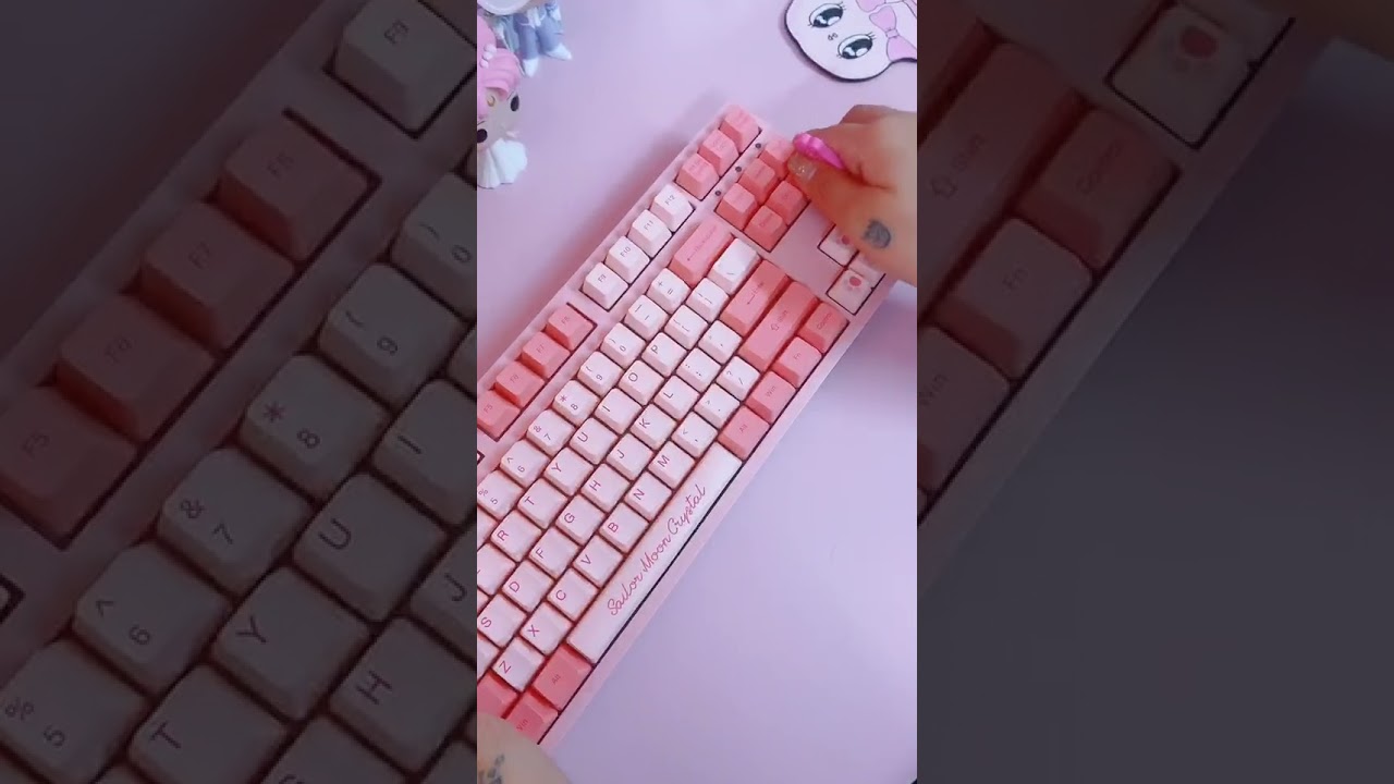 Loving my Akko Sailormoon Keyboard 💖✨💕 