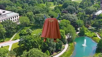 A Super Landing at Sullivant Hall