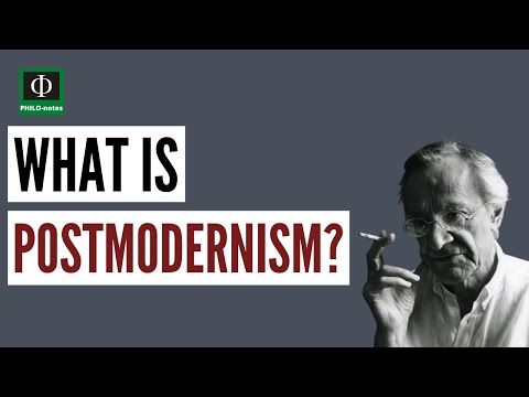 What is Postmodernism? (See links below for "What is Modernism?" and "What is Postmodernity?")