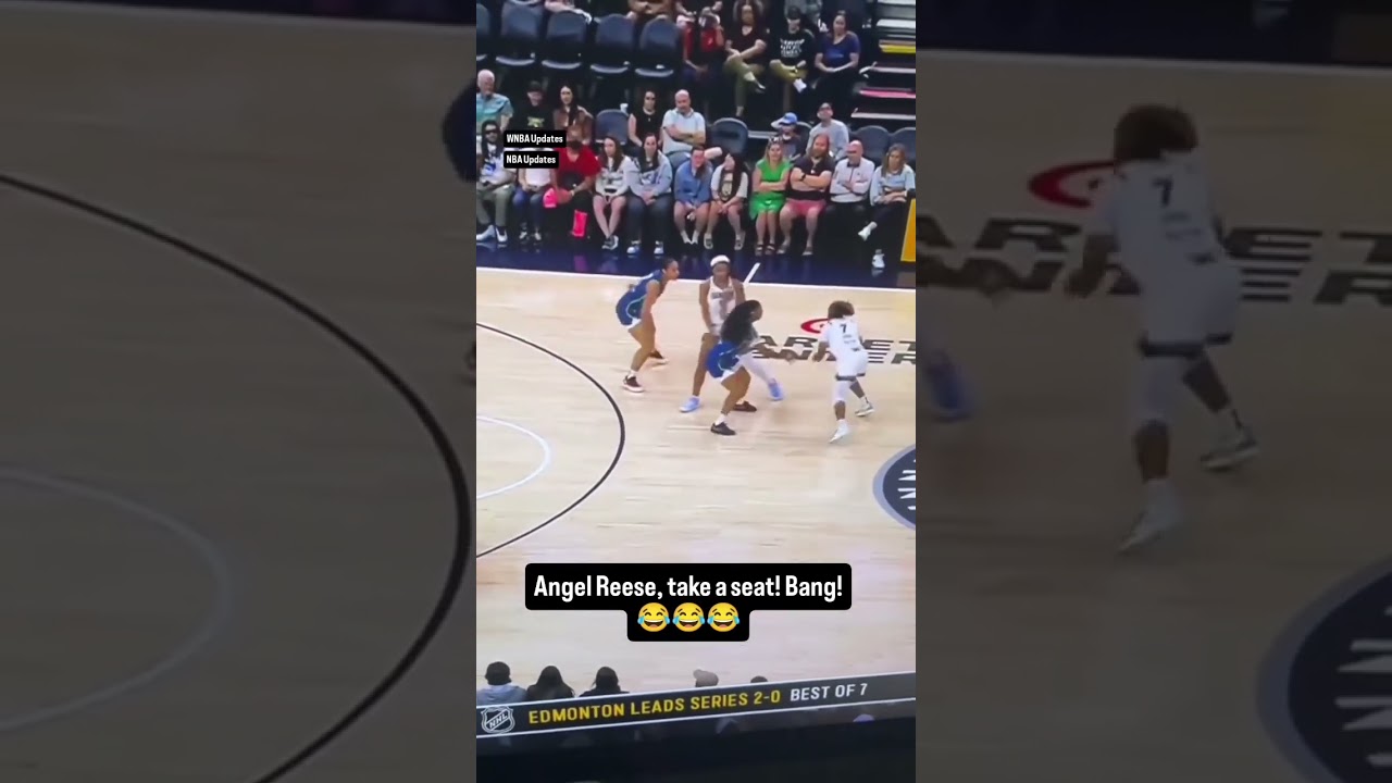 Angel Reese, take a seat! bang! 😂😂😂 