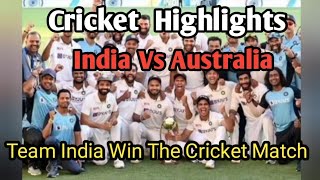Cricket Highlights India Vs Australia Team India Win The Cricket Match | Remix Shorts | New #Shorts