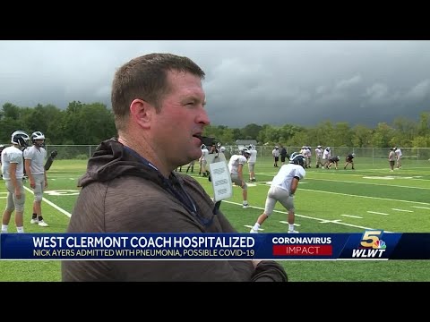 West Clermont High School football coach in hospital with COVID-19 symptoms
