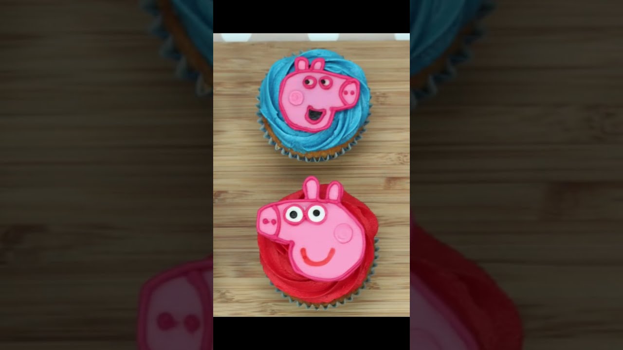 FUN Peppa Pig Cupcake!! 🐷🐽🧁 Tiktok Hack 