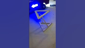 How to make anti-gravity structure | science fair project | Tensegrity structure