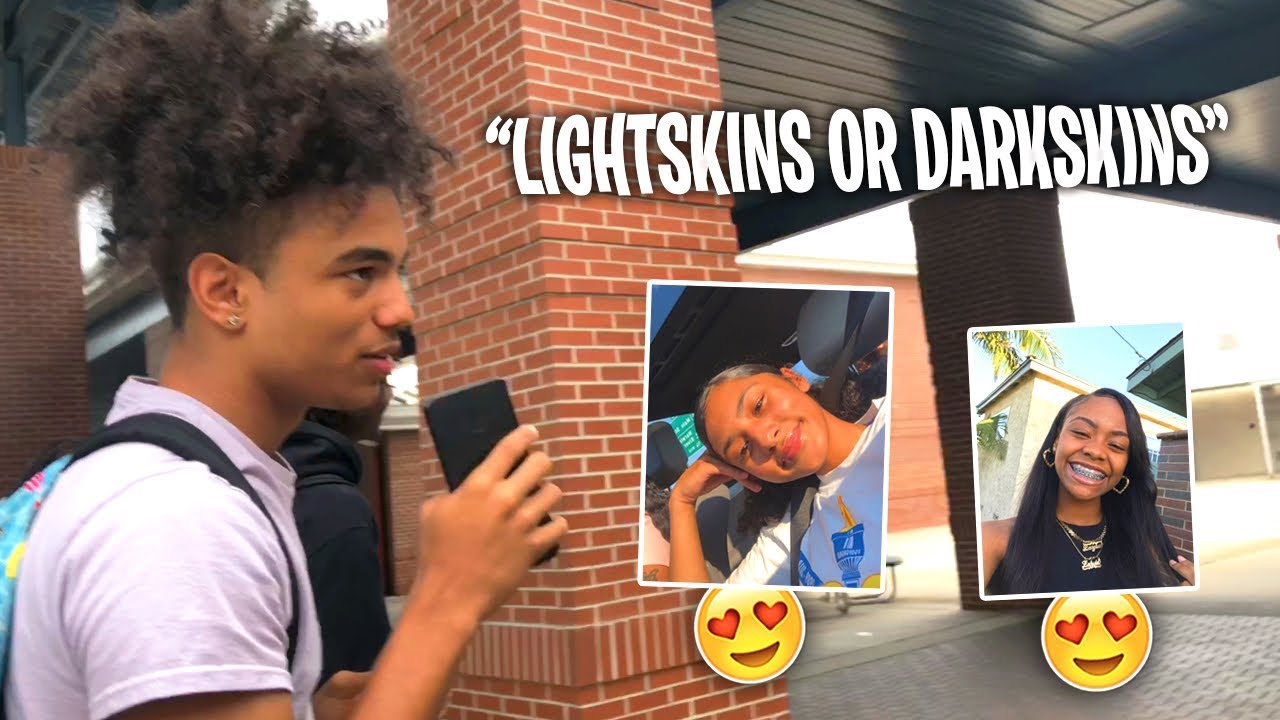 Which Do Boys Prefer ? Lightskins or Darkskins | Public Interview (School Edition) - Which Do Boys Prefer ? Lightskins or Darkskins | Public Interview (School Edition)