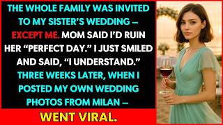 Mom Said I'd Ruin My Sister's Wedding, So She Didn't Invite Me — So I Shocked Everyone Instead