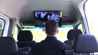 2007-2024 Mercedes Benz Sprinter Van Tv Monitor Mounting Bracket Installation.