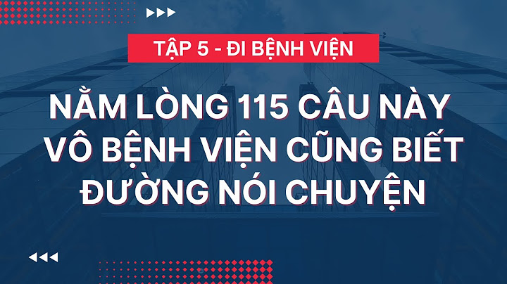 Bệnh nhận ngoaiij trú tiếng anh là gì năm 2024