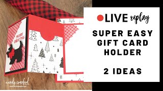🔴 Super Easy Christmas Gift Card Holder
