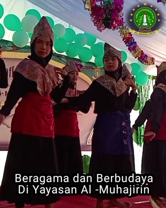 beragama  dan berbudaya Indonesia di yayasan Al- Muhajirin