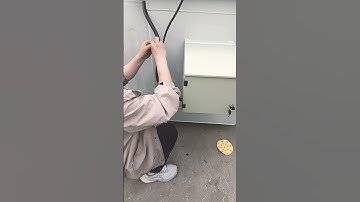 Tidy the wire of the transformer#distributiontransformer #powersupply #factory #ybelectrician