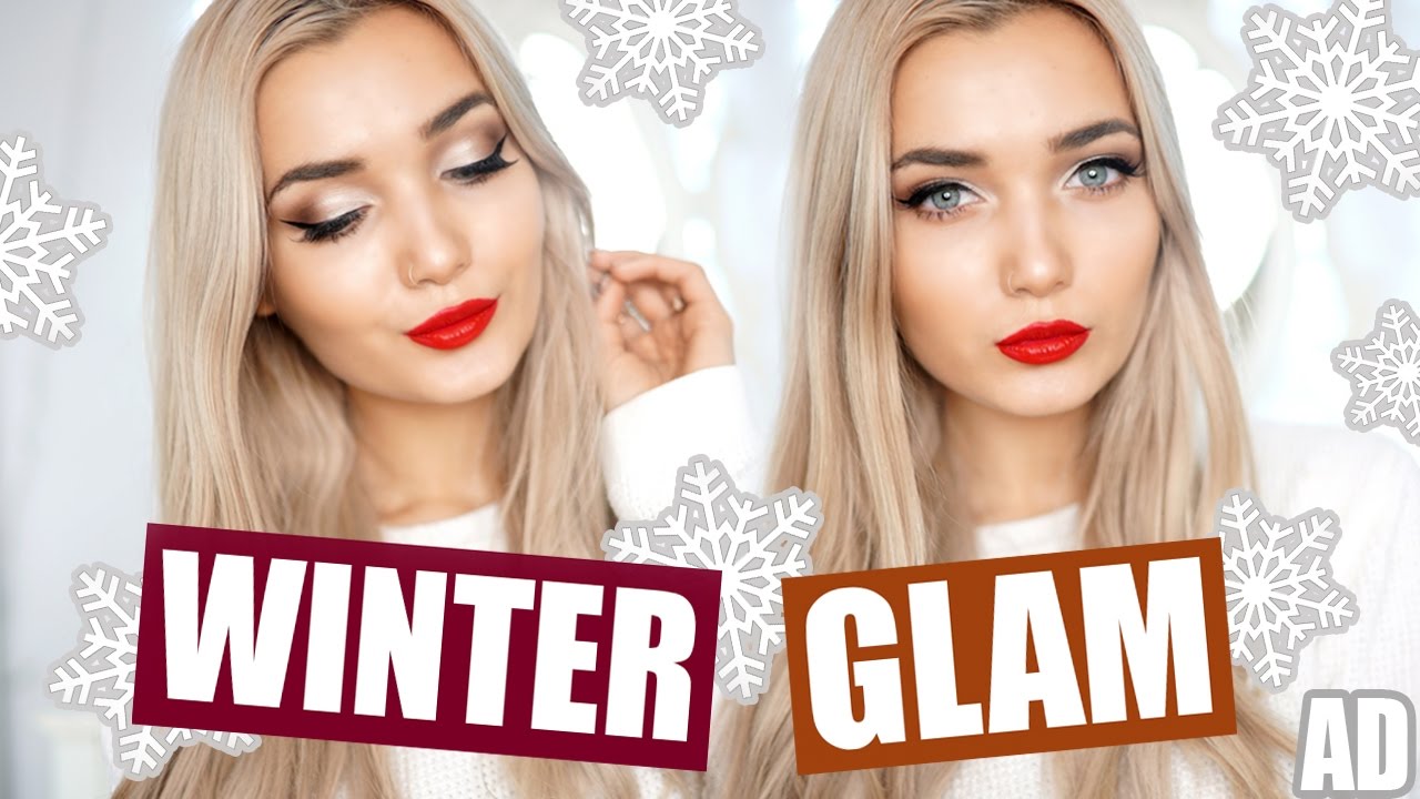 Easy Winter Glam Makeup Tutorial YouTube