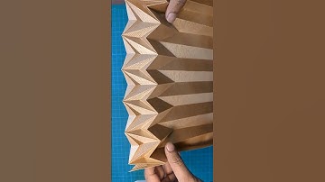 Golden sheet. Origami Tessellation 🔥💯 #geometryandart #paperfoldingart #paperlove #origamiart