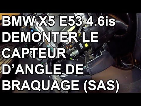 BMW X5 E53 - Démonter le capteur d&rsquo;angle de braquage