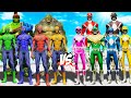 TEAM SPIDER-MAN &quot;Combine&quot; HULK RAGNAROK &amp; ABOMINATION vs TEAM POWER RANGERS - EPIC SUPERHEROES WAR