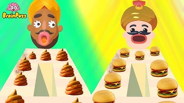 Sandwich Runner VS Silly Sandwich Dash - All Level Gameplay Walkthrough iOS, Android NEW UPDATE