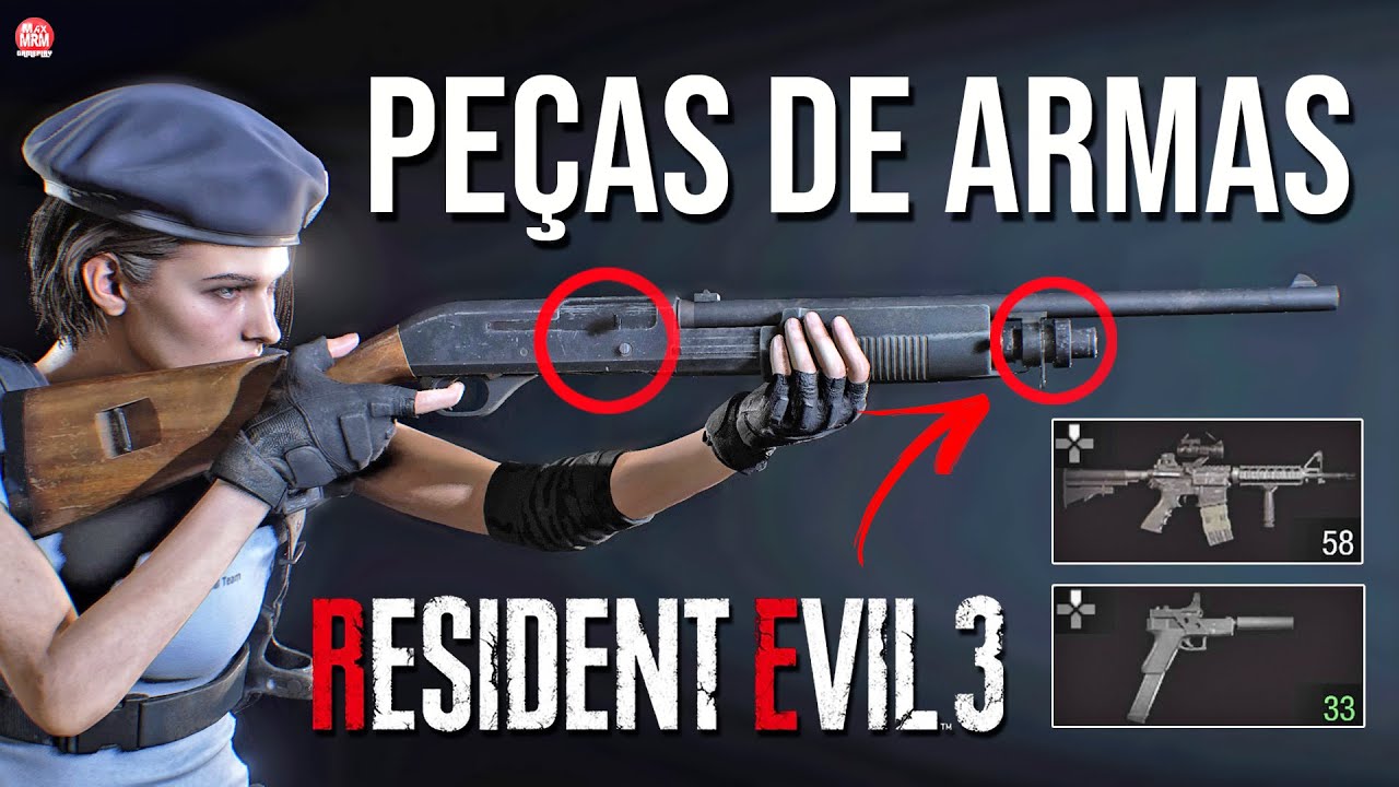 RESIDENT EVIL 3 REMAKE - GUIA COM LOCALIZAÇÃO DE TODAS AS PEÇAS DE ...