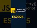 Promise try in JavaScript | ES2025 | Malayalam | by Sivaprasad E V