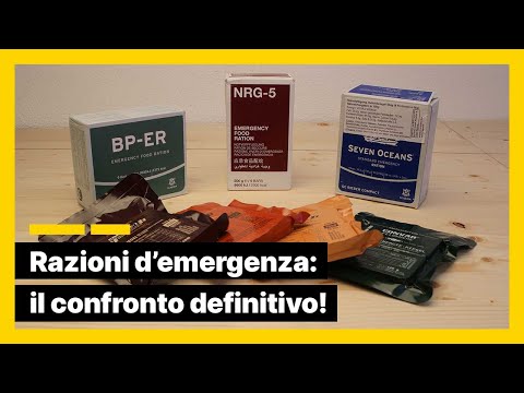 Razioni d'emergenza: NRG-5 vs BP-ER vs Seven Oceans vs Convar 7