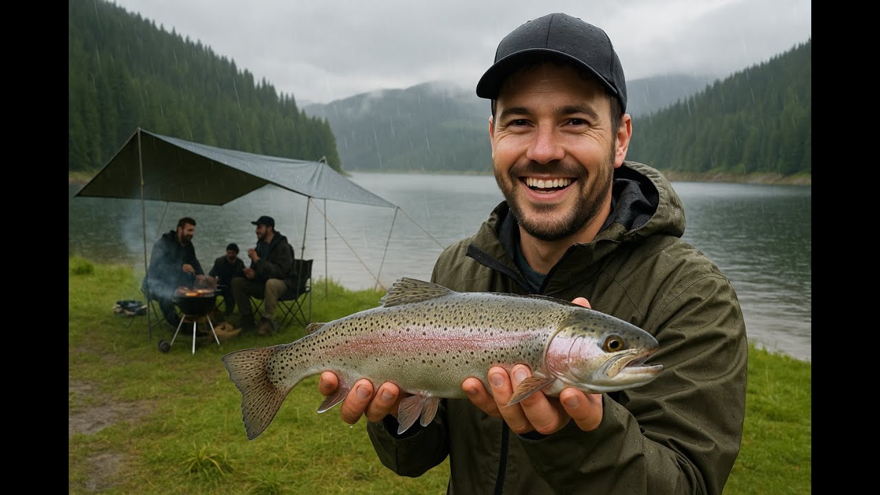 Grătar, ploaie și păstrăvi mari! Aventură completă la Oașa
