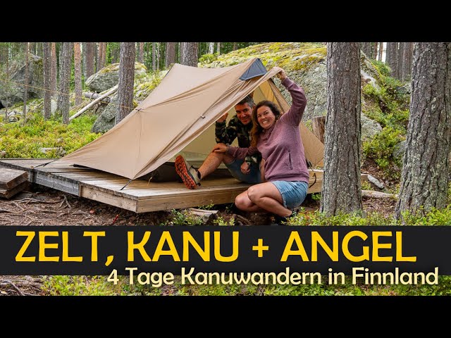 96 STUNDEN EINSAMKEIT・Kanuwandern in FINNLAND・WILDCAMPEN im Kolovesi  Nationalpark 