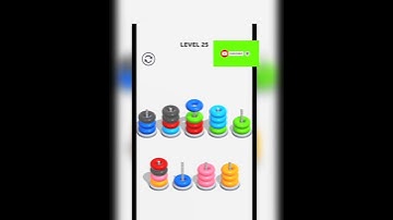 Hoop stack level 25🔥#games #gameshorts #youtubeshorts #hoopstack