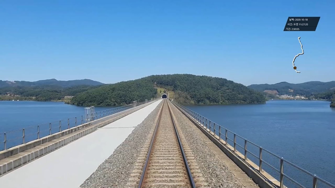 용산 - 익산 (경부선, 장항선) 후부 주행영상 (1080p 60fps)