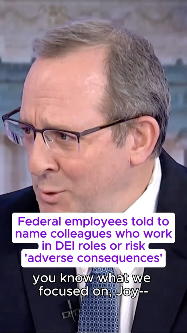 Federal workers told to name colleagues in DEI roles